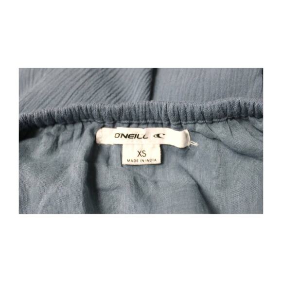 O'Neill Tristyn Blue Gray Low Back Halter Short Dress XS New With Tags - Picture 5 of 6